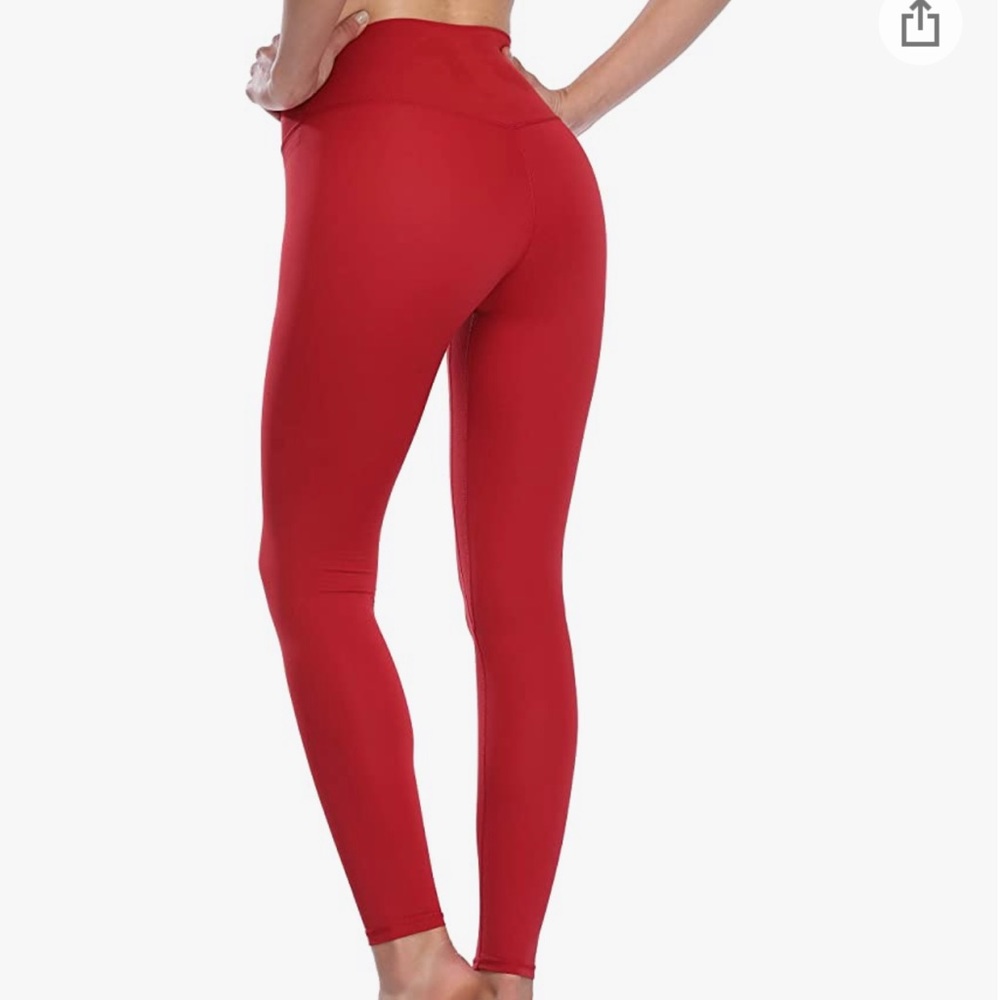 Colorful koala red leggings